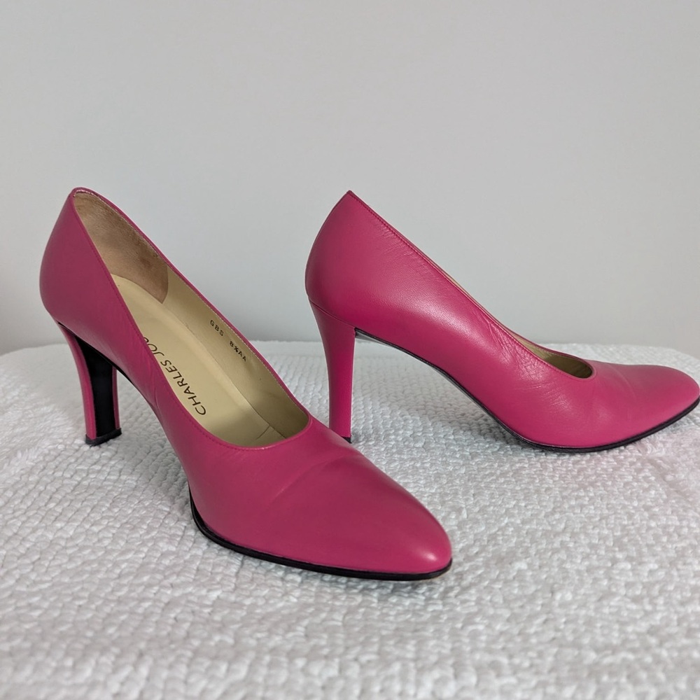 Charles & Keith Fuchsia Heels